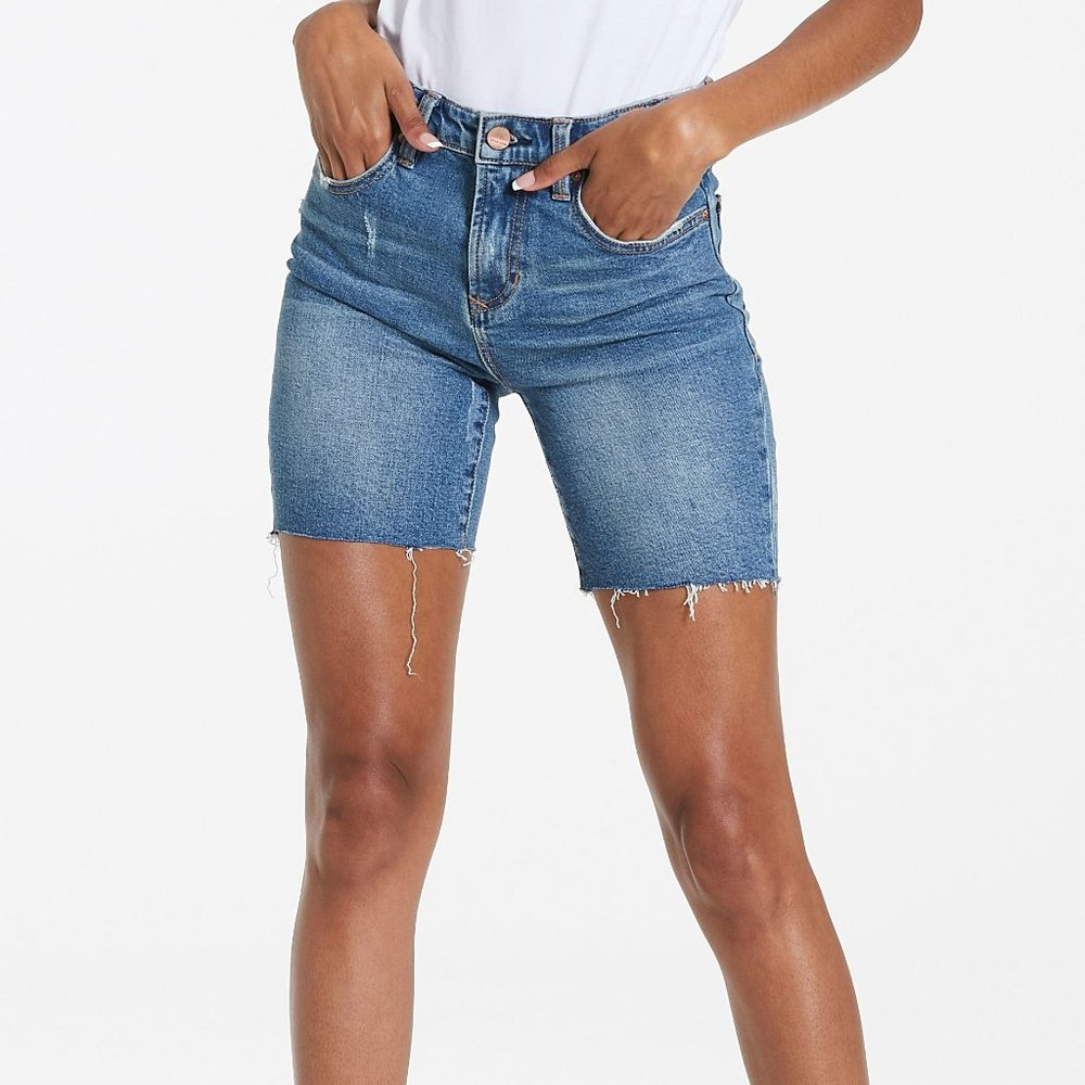 Ruthie Super High Rise Denim Shorts